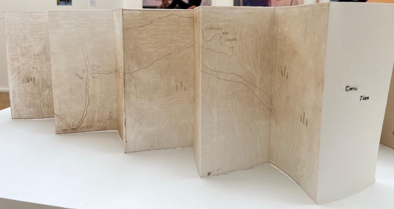 Artist’s Book - Corris Map